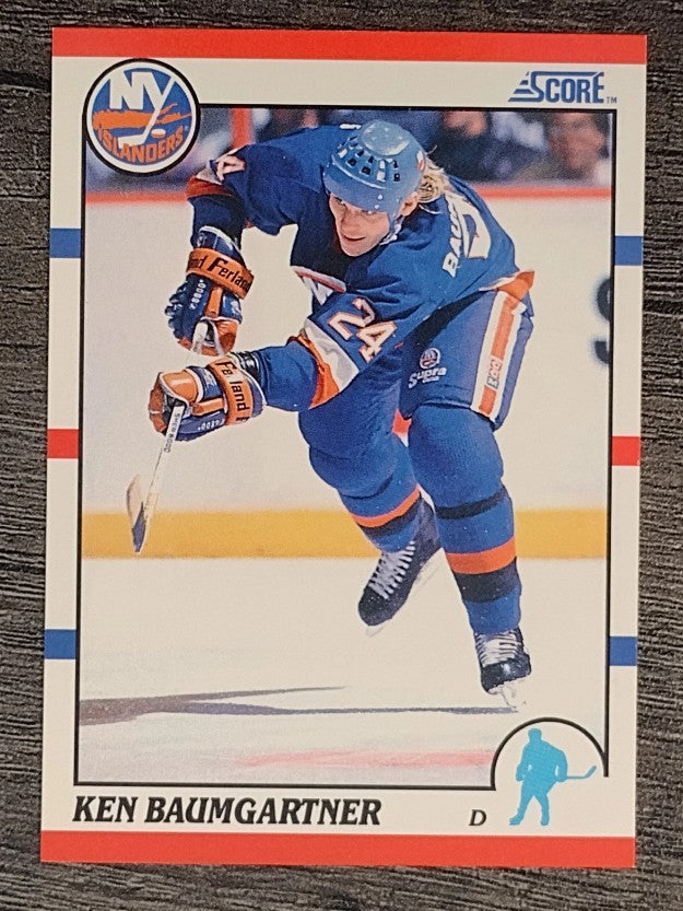 1990-91 Score #265 Ken Baumgartner RC