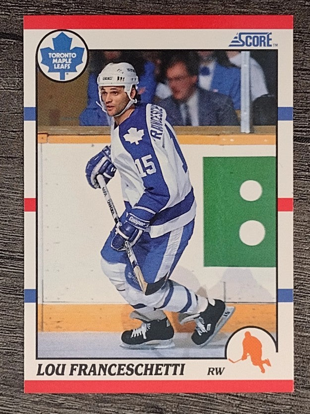 1990-91 Score #266 Lou Franceschetti RC