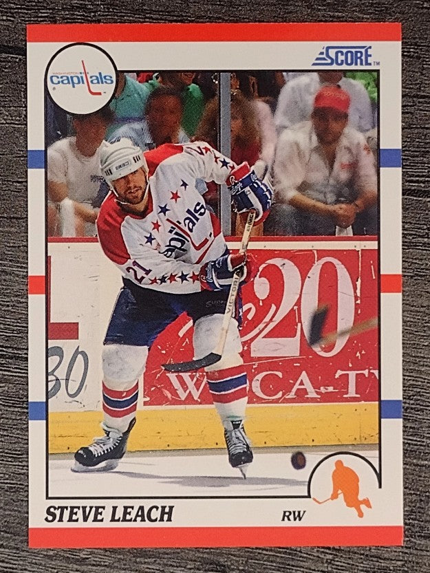 1990-91 Score #279 Stephen Leach