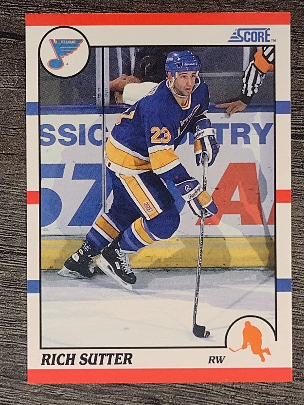 1990-91 Score #281 Rich Sutter