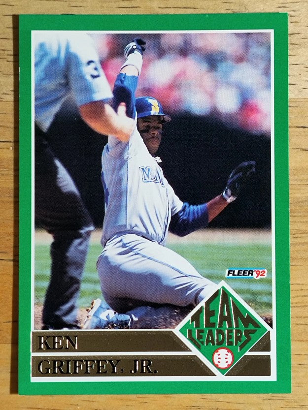 1992 Fleer Team Leaders #15 Ken Griffey Jr.