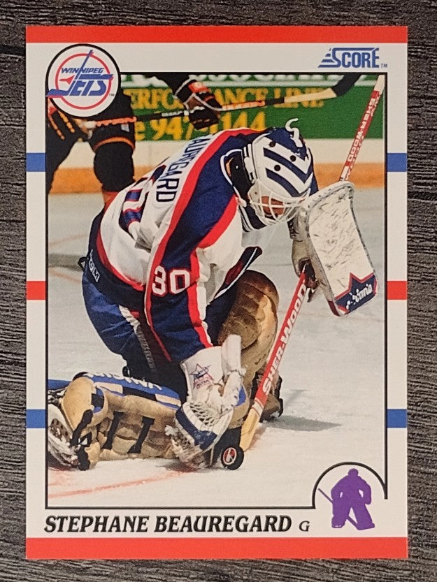 1990-91 Score #282 Stephane Beauregard RC