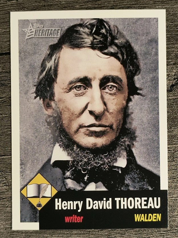 2009 Topps American Heritage #8 Henry David Thoreau