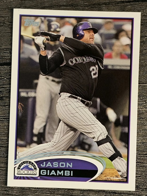 2012 Topps #547 Jason Giambi