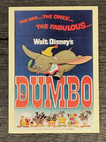 1997 Disney Animated Movie Poster Trading Cards #4 Dumbo
