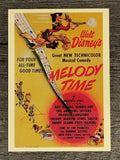 1997 Disney Animated Movie Poster Trading Cards #10 Melody Time