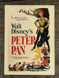 1997 Disney Animated Movie Poster Trading Cards #14 Peter Pan