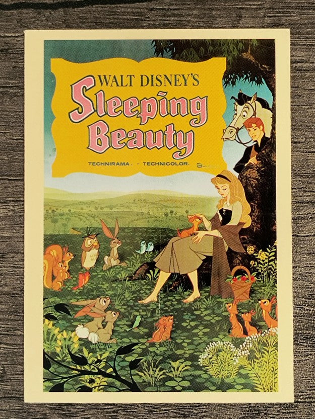 1997 Disney Animated Movie Poster Trading Cards #16 Sleeping Beauty
