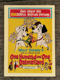 1997 Disney Animated Movie Poster Trading Cards #17 101 Dalmations