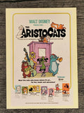 1997 Disney Animated Movie Poster Trading Cards #20 The Aristocats