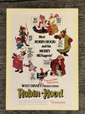 1997 Disney Animated Movie Poster Trading Cards #21 Robin Hood