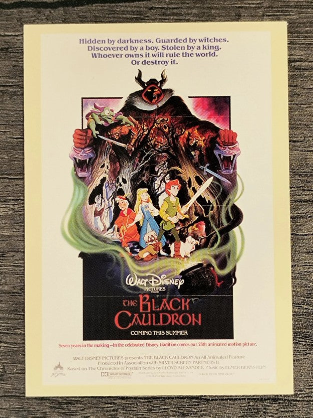 1997 Disney Animated Movie Poster Trading Cards #25 The Black Cauldron