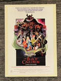 1997 Disney Animated Movie Poster Trading Cards #25 The Black Cauldron