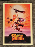 1997 Disney Animated Movie Poster Trading Cards #29 The Rescuers Down Under