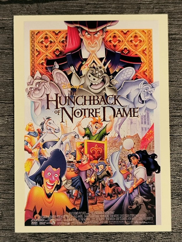 1997 Disney Animated Movie Poster Trading Cards #34 The Hunchback of Notre Dame