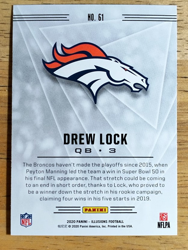 2020 Panini Illusions Retail #61 Drew Lock