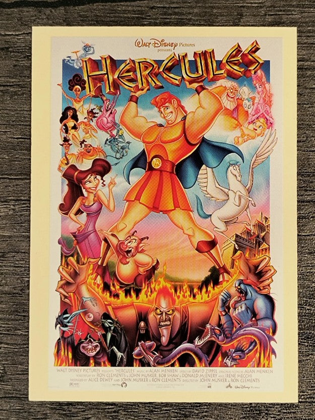 1997 Disney Animated Movie Poster Trading Cards #35 Hercules