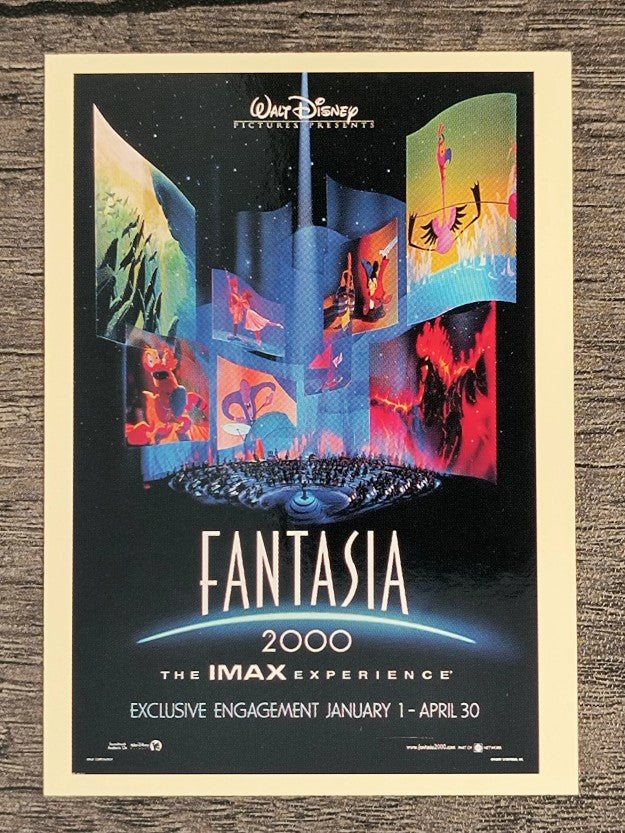 1997 Disney Animated Movie Poster Trading Cards #38 Fantasia 2000