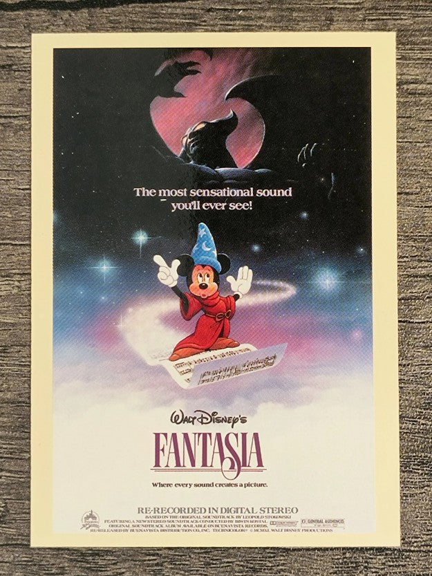 1997 Disney Animated Movie Poster Trading Cards Tin Exclusives #LE2 Fantasia