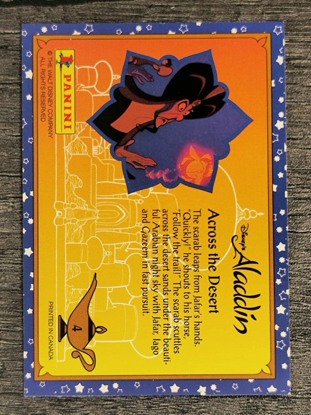 1993 Panini Aladdin #4 Across the Desert