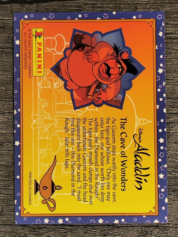 1993 Panini Aladdin #6 The Cave of Wonders
