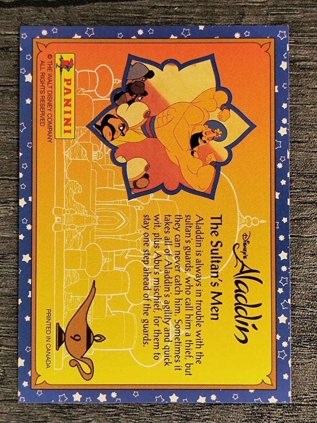 1993 Panini Aladdin #9 The Sultan's Men
