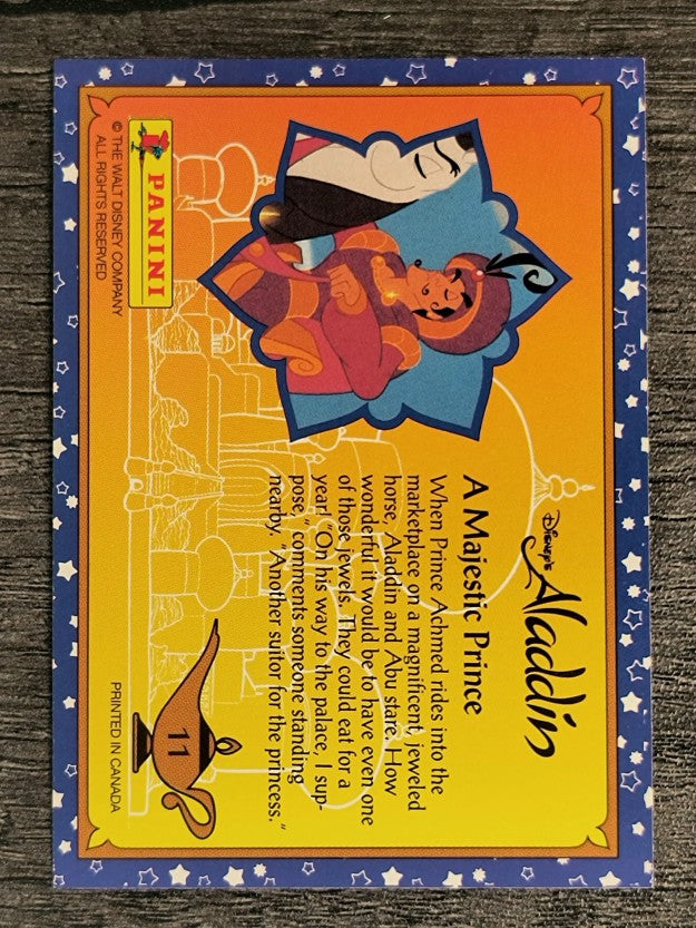 1993 Panini Aladdin #11 A Majestic Prince