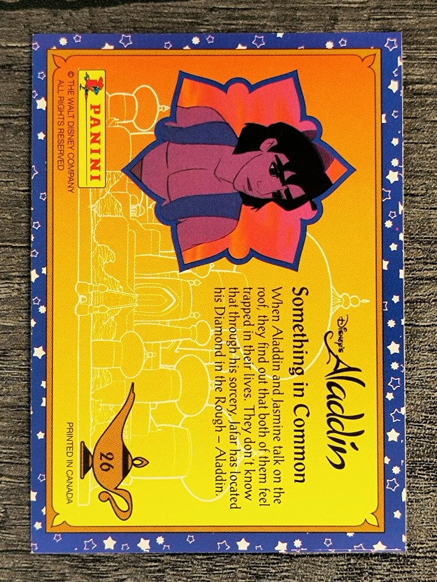 1993 Panini Aladdin #26 Something in Common