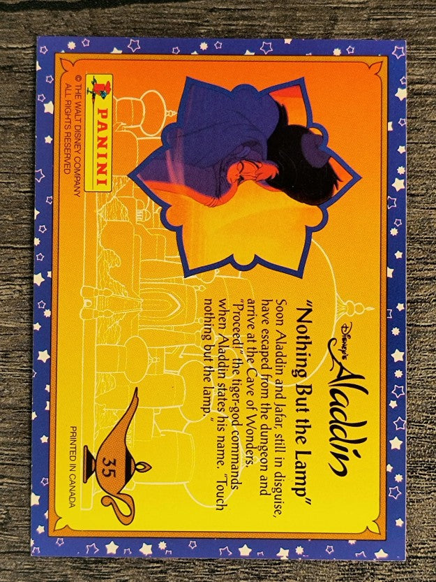 1993 Panini Aladdin #35 Nothing But the Lamp
