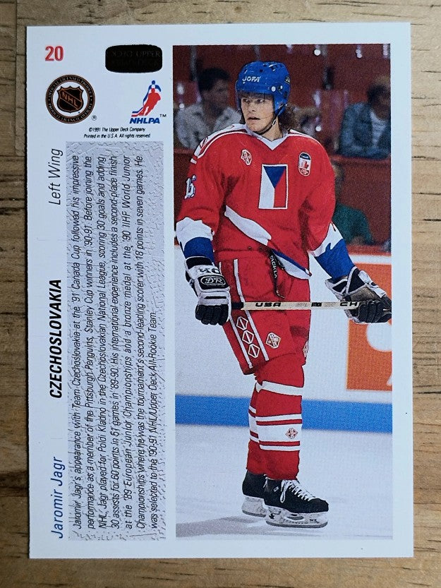 1991-92 Upper Deck #20 Jaromir Jagr CC