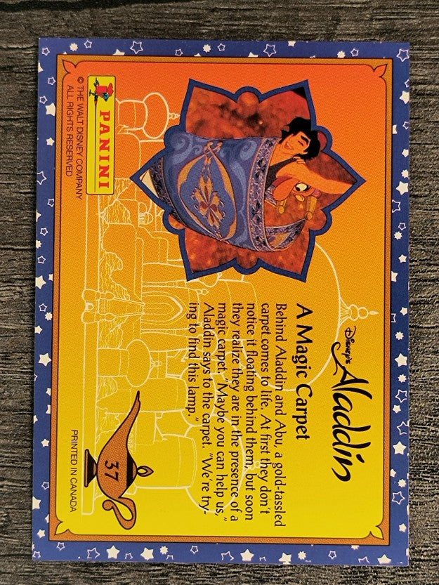 1993 Panini Aladdin #37 A Magic Carpet