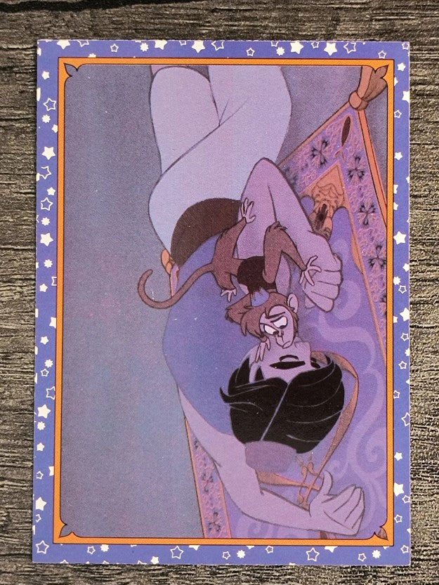 1993 Panini Aladdin #44 Trapped in the Cave