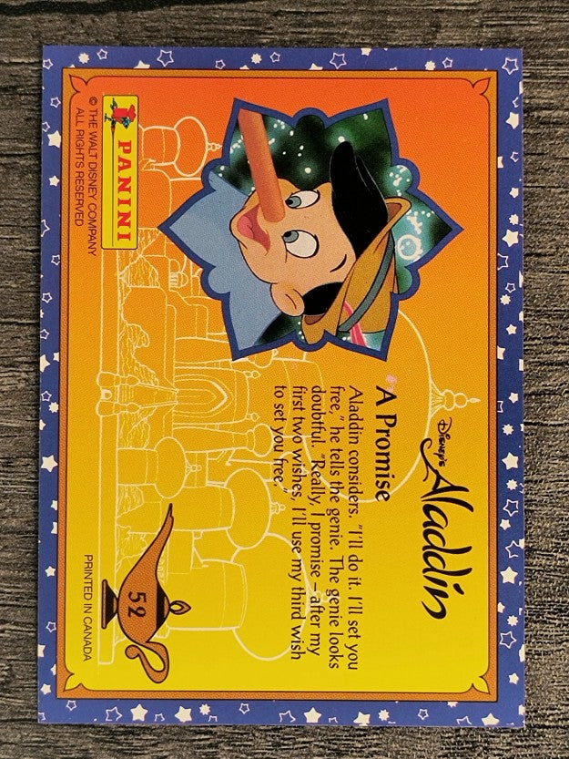 1993 Panini Aladdin #52 A Promise