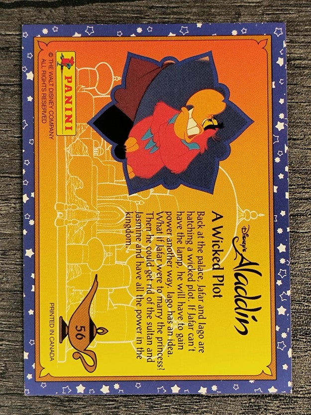 1993 Panini Aladdin #56 A Wicket Plot