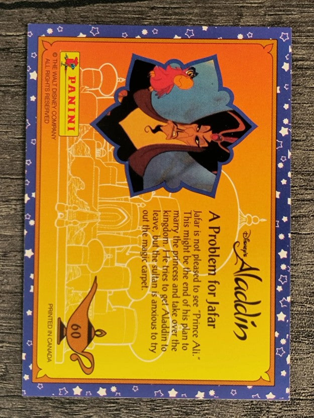 1993 Panini Aladdin #60 A Problem for Jafar