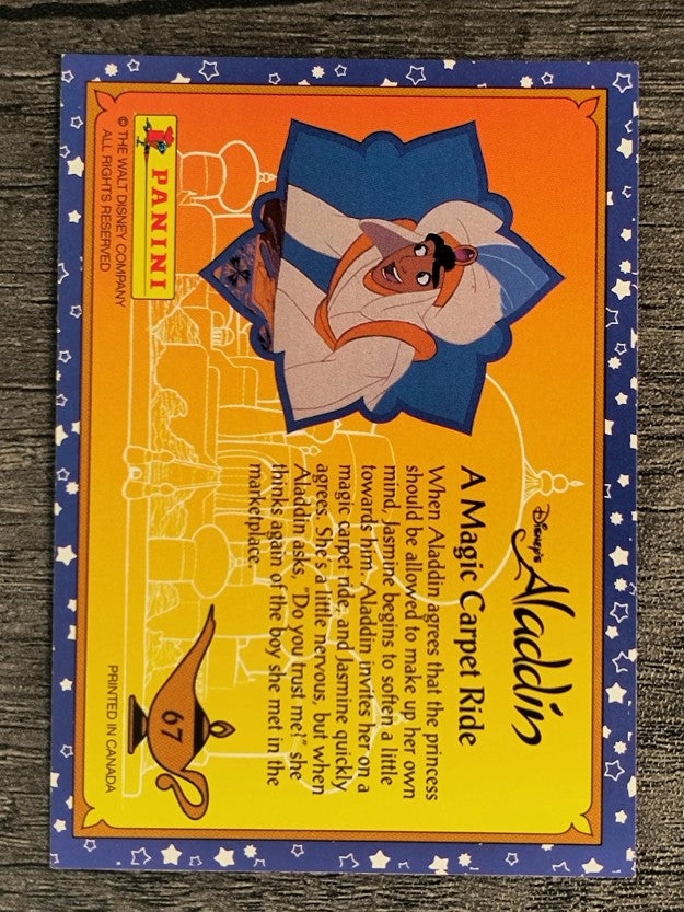 1993 Panini Aladdin #67 A Magic Carpet Ride