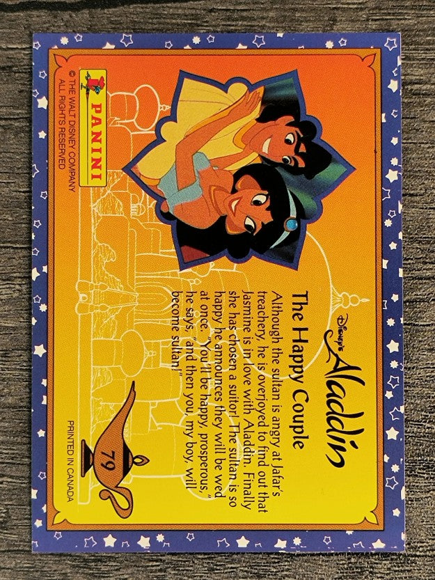 1993 Panini Aladdin #79 The Happy Couple