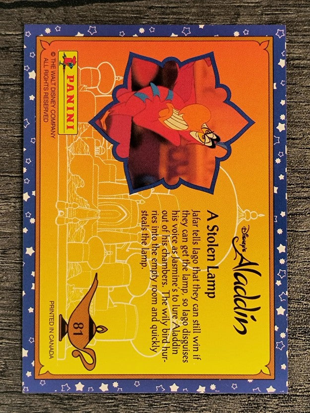 1993 Panini Aladdin #81 A Stolen Lamp