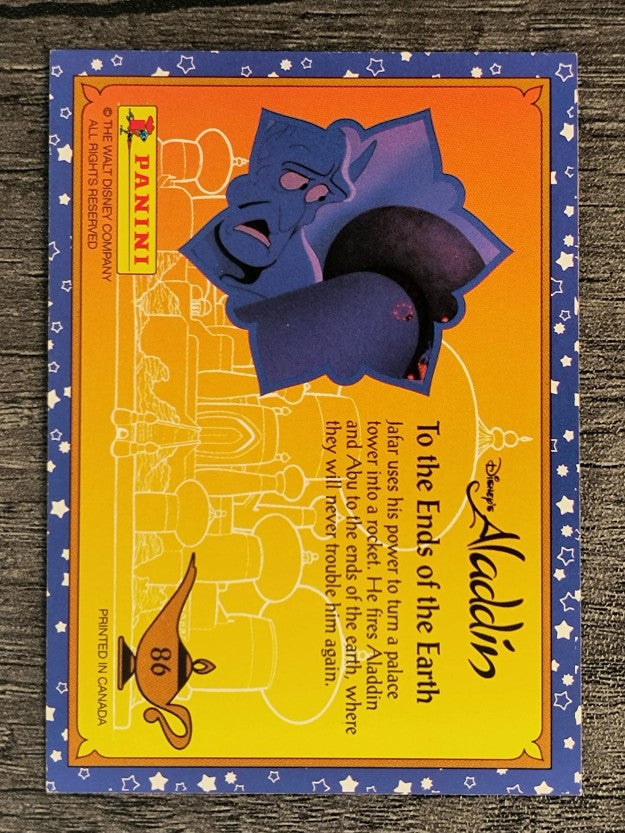 1993 Panini Aladdin #86 To the Ends of the Earth