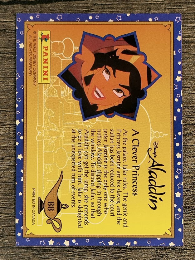1993 Panini Aladdin #88 A Clever Princess