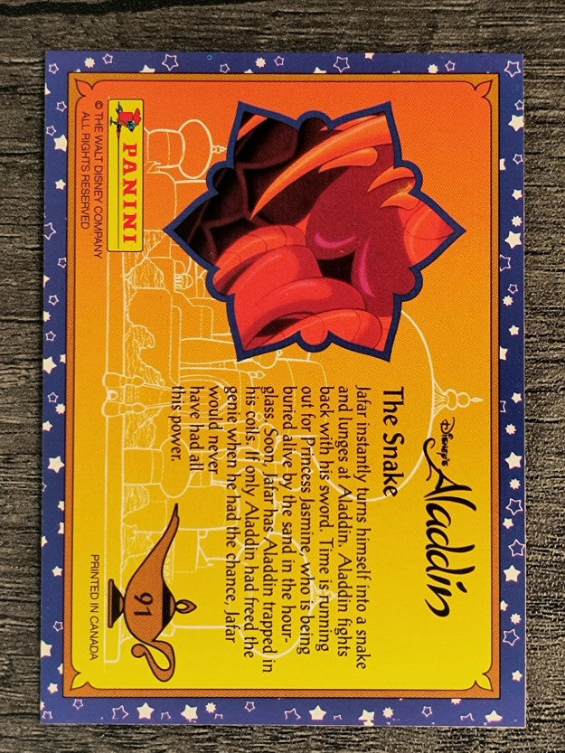 1993 Panini Aladdin #91 The Snake
