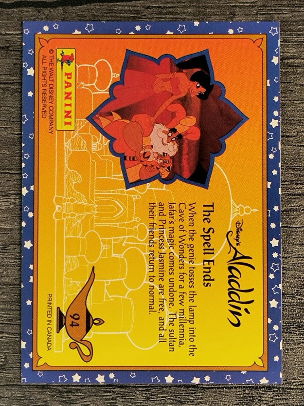 1993 Panini Aladdin #94 The Spell Ends