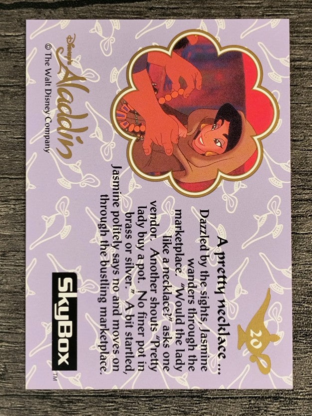 1993 SkyBox Aladdin #20 A pretty necklace