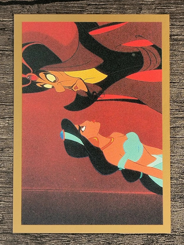 1993 SkyBox Aladdin #25 Jasmine confronts Jafar