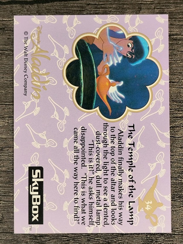 1993 SkyBox Aladdin #34 The Temple of the Lamp