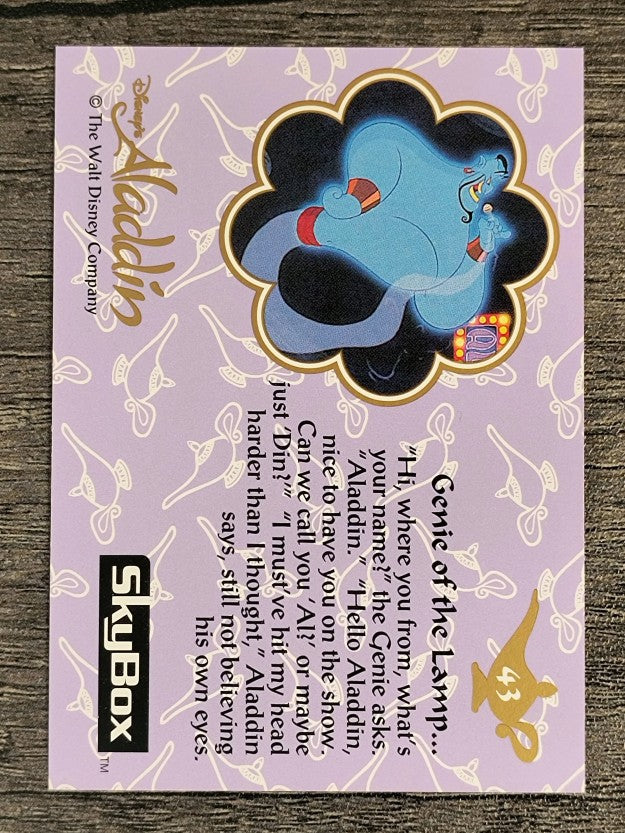 1993 SkyBox Aladdin #43 Genie of the Lamp