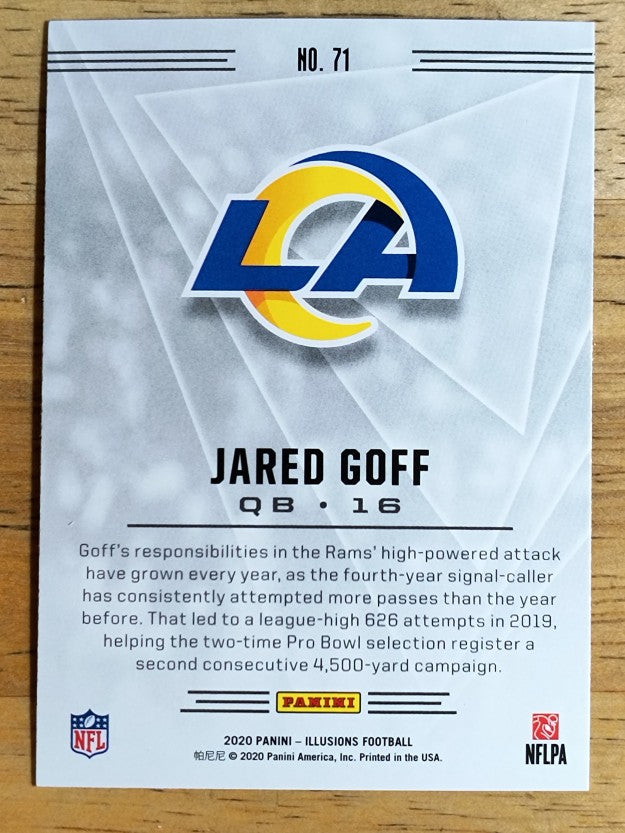 2020 Panini Illusions Retail #71 Jared Goff