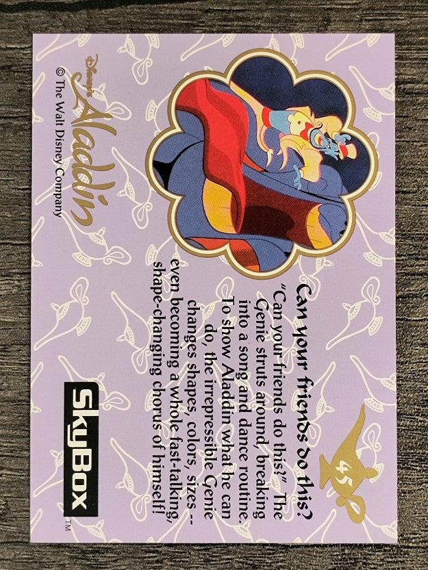 1993 SkyBox Aladdin #45 Can your friends do this