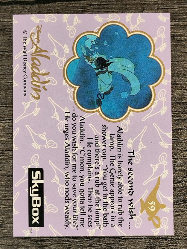 1993 SkyBox Aladdin #59 The second wish