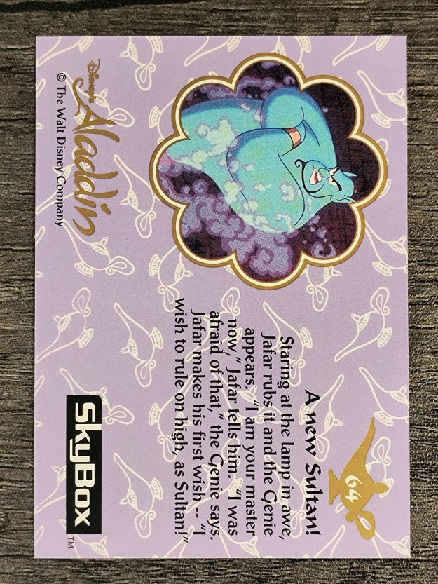 1993 SkyBox Aladdin #64 A new Sultan